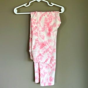 Pink leggings 10/12 girls